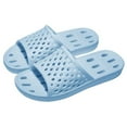thumbnail image 1 of NeedBo Womens Mens Shower Shoes Non Slip Quick Drying House Sandal Slippers Indoor Home Bedroom Pool Spa Guest College Dorm, Blue, 6, 1 of 7