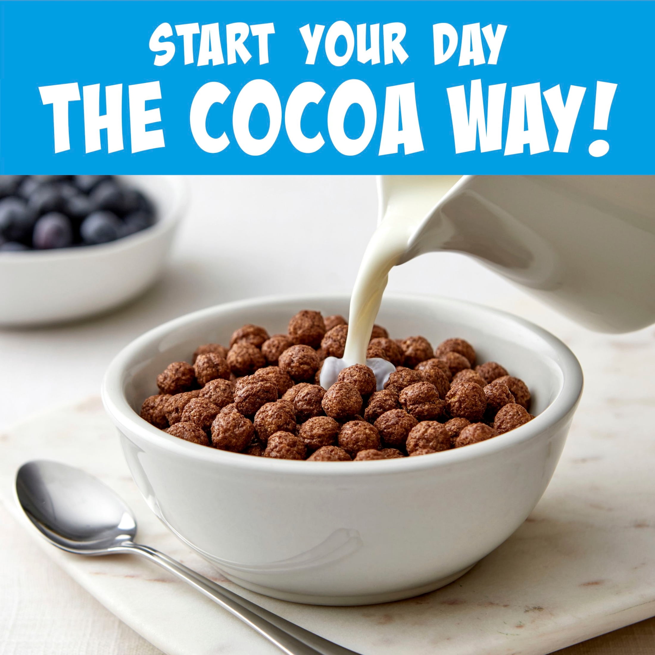 Cocoa Puffs, Chocolate Breakfast Cereal with Whole Grains, Family Size, 18.1 oz
