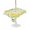 Blue, variant on Outdoor Tablecloth with Umbrella Hole for Patio/Picnic/Party/Camping, Watercolor Lemons Waterproof Table Cloth Square Cover Washable, Summer Blue Yellow Checkered Geo (54"x 54")