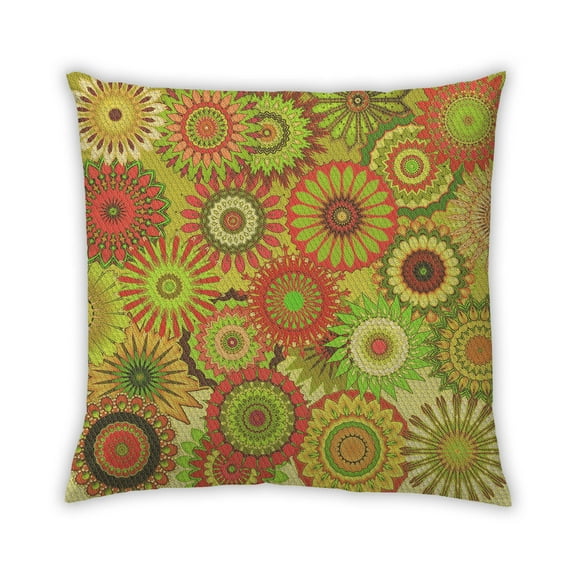 Ahgly Company Outdoor Square Contemporary Throw Pillow, 18 inch by 18 inch