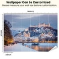 thumbnail image 3 of Peel and Stick Wallpaper Classic view Salzburg Christmas time winter Austria Modern Art Wall Mural Decor Self Adhesive and Removable 100in x 144in, 3 of 8
