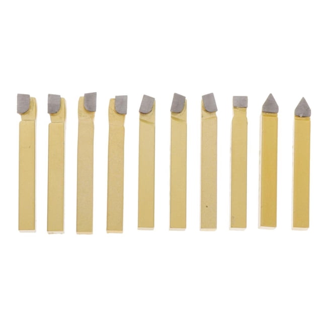 Juego de brocas Zulema 10 piezas Fresa soldada para torno CNC de metal
