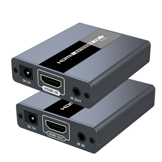 HDMI Extender Over Cat5e/6 Ethernet Cable - Female to Female HDMI ...