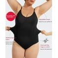 thumbnail image 3 of MANIFIQUE Plus Size Shapewear Bodysuit for Women Tummy Control Body Shaper Snatched Waist Body Suit, 3 of 6