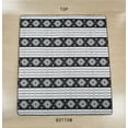 thumbnail image 5 of Chezmoi Collection Indie 3-Piece Southwestern Quilt Set, Black White Geometric Symbols Printed Microfiber Lightweight Quilted Bedspread Set, King, 5 of 9