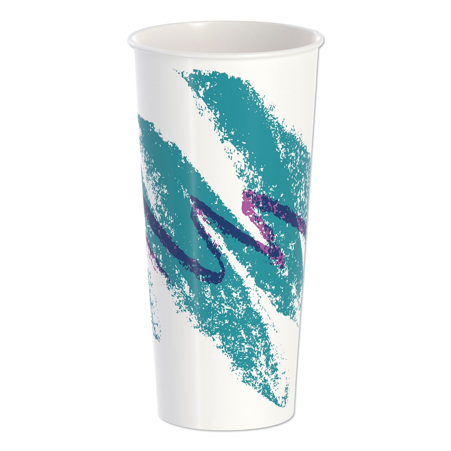 Dart Double Sided Poly Paper Cold Cups 24 oz Jazz Design RP24TPJ