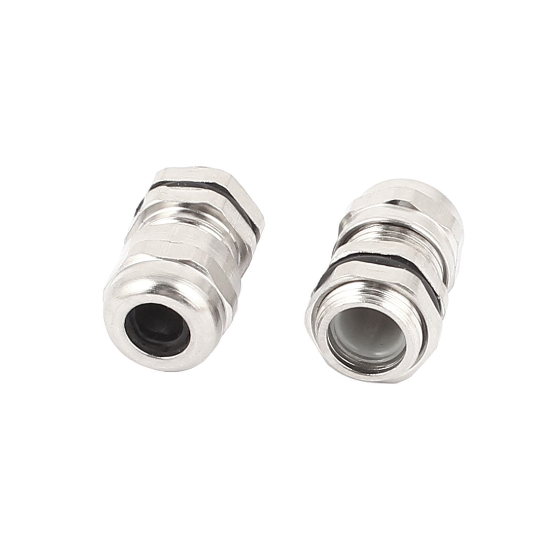 6Pcs PG7 Pasahilos Metal Impermeable glándulas articulaciones de alambre para 3mm-6.5mm de Diámetro Gama 6Pcs PG7 Pasahilos Metal Impermeable glándulas articulaciones de alambre para 3mm-6.5mm de Diámetro Gama