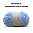 thumbnail image 2 of Toystoory Hilo de terciopelo de 100g y 180m para bufandas, hilos de tejer DIY, gorro cálido para bebé, gorro, hilo de ganchillo, suministros de costura Artesanía No.07 Toystoory HA009069-07, 2 of 6