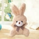 thumbnail image 4 of Conejo Dibujos Animados Lint Cuddly Soft Bunny Sleeping Toy para Niñas (marrón Claro), 4 of 6