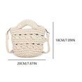 thumbnail image 2 of Bolso de mano de ganchillo para mujer bolso cruzado tejido bolso Hobo tejido para viajes al aire libre, 2 of 2