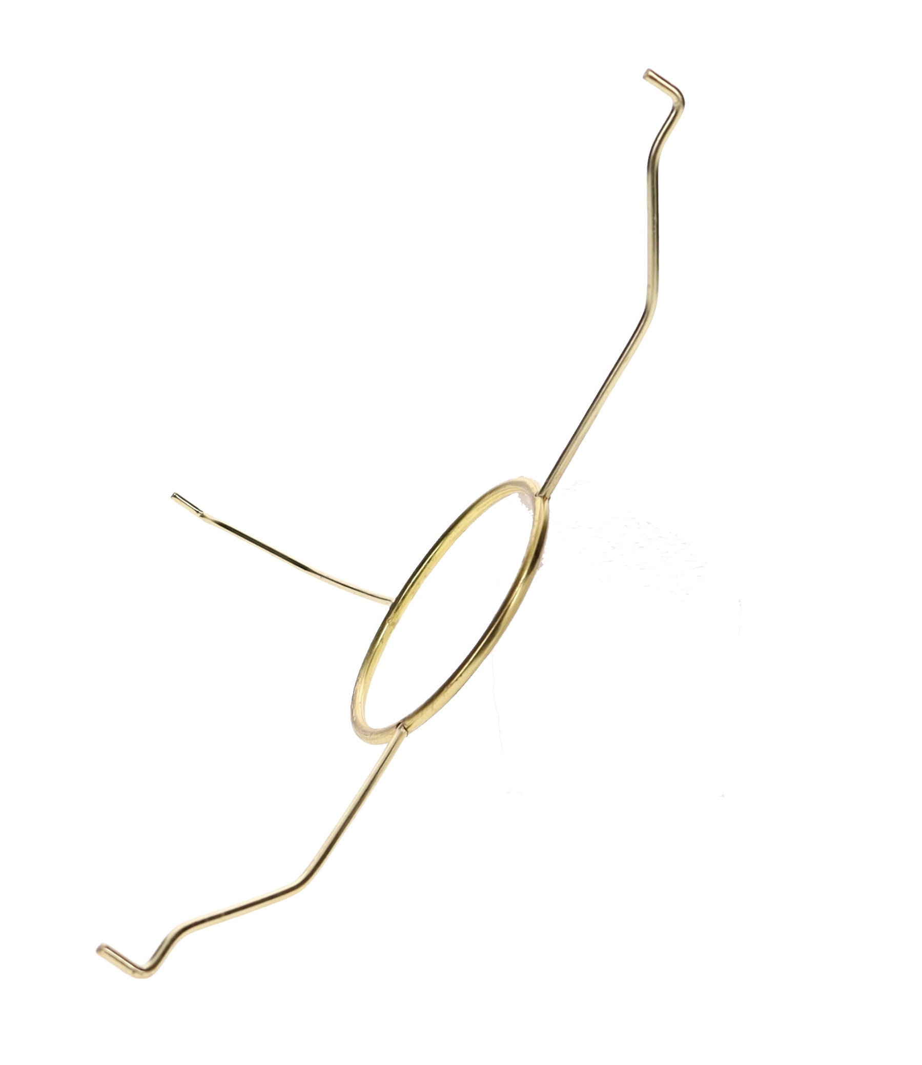 New 2 1/4 Fitter Unfinished Cast Brass Shade Holder, 1/8F, 1 7/8 Tall #SH765U