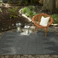 thumbnail image 3 of Momeni Como Polypropylene Machine Made Charcoal Indoor Outdoor Rug 2' X 3', 3 of 5