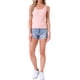 thumbnail image 2 of INSPIRAR CHIC Ropa de descanso para mujeres sin mangas, blusa suave de cuello en U, camisetas de dormir casuales XS Rosa, 2 of 6