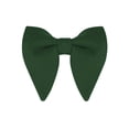 thumbnail image 1 of INSPIRAR CHIC Corbatas de moño de terciopelo unisex preatadas formales de color sólido, cuello verde profundo, 1 of 5