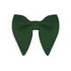 thumbnail image 1 of INSPIRAR CHIC Corbatas de moño de terciopelo unisex preatadas formales de color sólido, cuello verde profundo, 1 of 5
