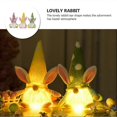 thumbnail image 4 of Glowing Easter Doll Ornament for Decor 3Pcs Colorful Gnome Plush Doll, 4 of 4