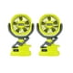 thumbnail image 1 of Ventilador con pinza inalámbrico RYOBI de 18 V, 4 pulgadas, paquete de 2 velocidades, 1 of 9