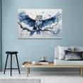 thumbnail image 4 of HFDF Owl Wall Art Owl Pictures Wall Decor Canvas Print Painting Home Decoration Artwork For Living Room Office Bedroom Bathroom 20x16inch Framed, 4 of 6
