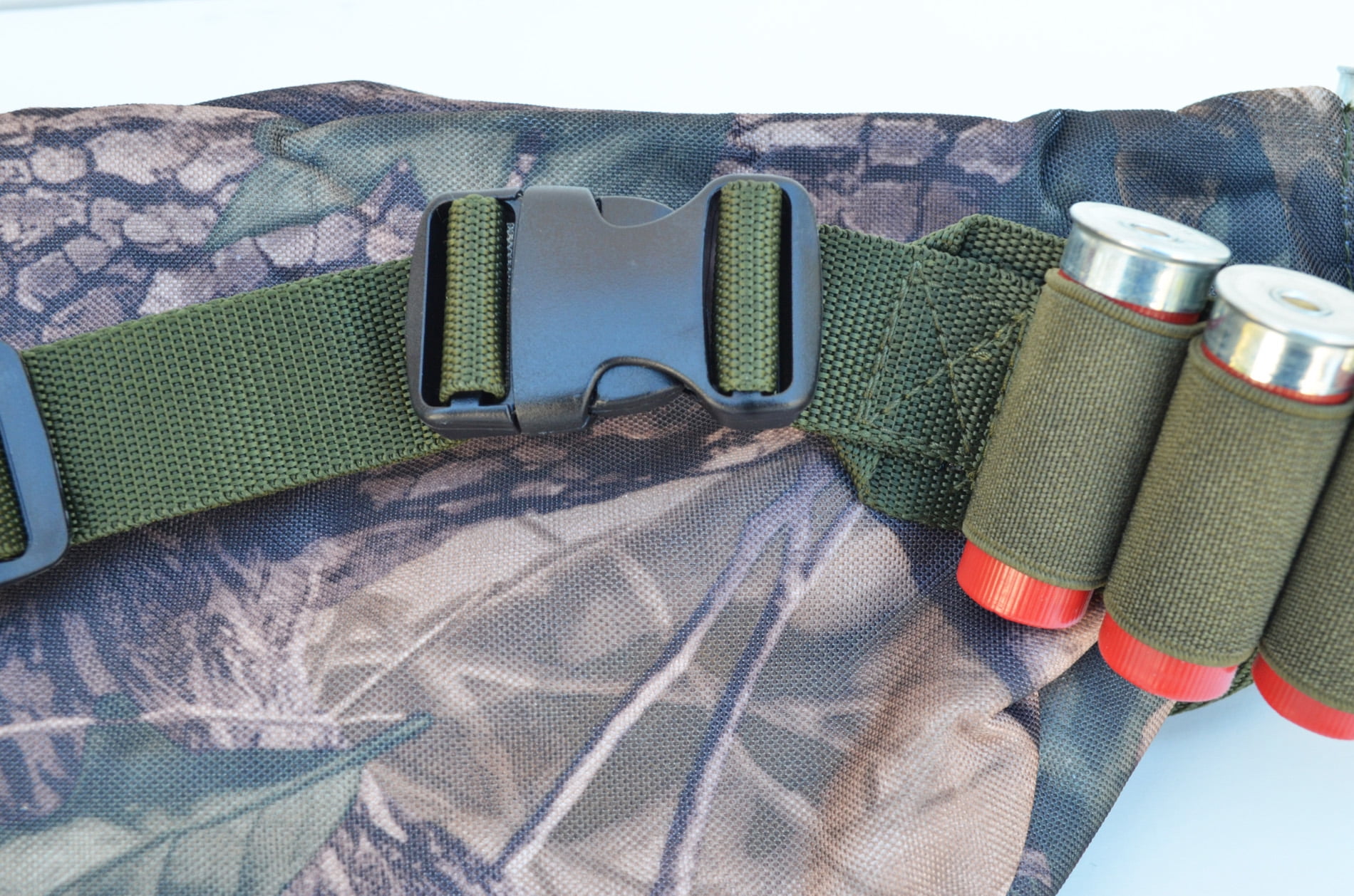 Hunting Shotgun Shell Carrier Gun Waist Belt Bag Real Camouflage REAL WOODS  CAMO - Walmart.com
