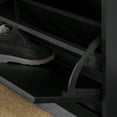 thumbnail image 4 of SoBuy FSR64-SCH , Banc à Chaussures d'Entrée, Armoire à Chaussures avec Tiroir Basculant et Coussin de Siège Noir, 4 of 7