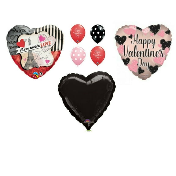 Paris Love Valentine's Day Party balloons decorations supplies Eiffel Tower