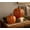 Orange, variant on Set of 2 Illuminated Starry Night Glass Pumpkins LED Battery Operated Lighted Pumpkins for Fall