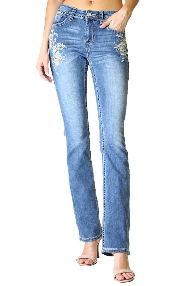 jean with white stripe