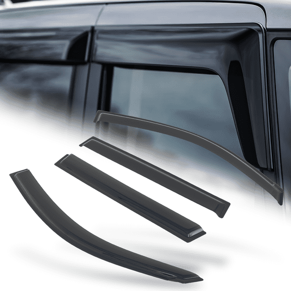 M-AUTO 4 Pieces Smoke Window Visor Shade Deflector Vent Wind Rain Sun for 2006-2012 Toyota Rav4