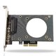 thumbnail image 2 of U.2 SFF-8639 a PCI-E X4 Tarjeta de expansión 4000 MB/s Soporte de tarjeta de extensión SSD GEN4 Likrtyny Para estrenar, 2 of 3
