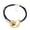 Gold, variant on Contemporary Gold/Silver Conch Necklace for Women PU1eatherRope Chain Jewelry