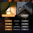 thumbnail image 4 of Curb Appeal Lights, Instant Curb Appeal Solar Lights, 2024 New Solar Step Lights for Outside, Solar Deck Lights Outdoor Waterproof IP67 Auto On Off for Steps, Stair, Yard Decor (White Light, 2pcs), 4 of 7