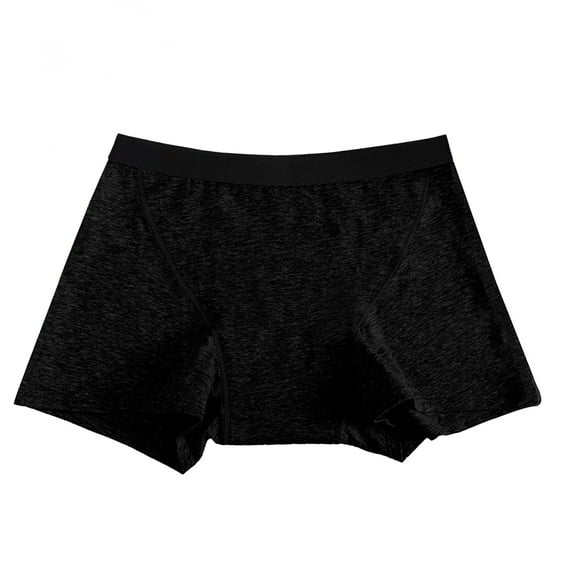 Women Cotton Menstrual Briefs 4-Layer Leak-Proof Middle Waist Period Underwear Nighttime Absorbent horts for Heavy Flow Ladies