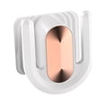 thumbnail image 4 of yuksok Étagère de Rangement pour Pantoufles de Salle de Bain Support Organisateur Multifonctionnel Blanc, 4 of 9