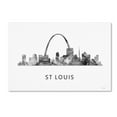 thumbnail image 2 of Trademark Fine Art 'St Louis Missouri Skyline WB-BW' Canvas Art by Marlene Watson, 2 of 4