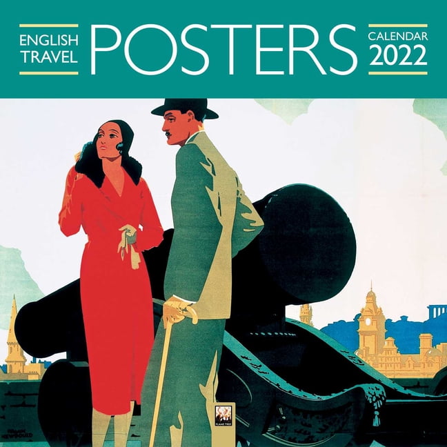 English Travel Posters 2022 Calendar