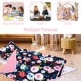 thumbnail image 7 of Toddler Nap Mat with Pillow and Plush Blanket, Kids Sleeping Bags for Preschool Daycare, Slumber Bags for Girls Boys Ages 3-7 Years, 55'' x 23'', Floral, 7 of 7