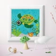 thumbnail image 5 of Diamond Painting Kit, Turtle 5D Diamond Painting Starter Set, Easy and Fun DIY Craft Kit, Perfect for Beginners' Creative Art Activities 7.09 x 7.09 in, 5 of 8