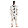 thumbnail image 4 of FORMRS Onesies Pajama for Adults Unisex Hoodie Winter Jumpsuit One Piece Sleepwear, Sizes S-2XL, Cute Cartoon Cats, 4 of 7