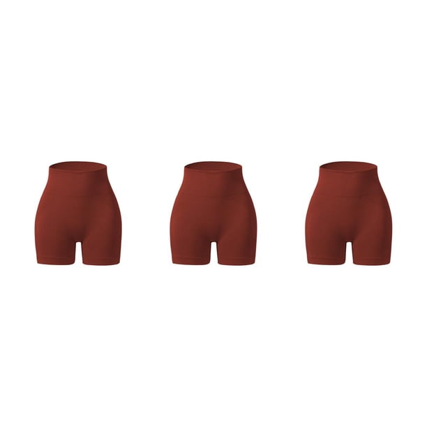 Qarigey Pantalones cortos de Yoga sin costuras para mujer, mallas cortas a prueba de golpes, ropa elástica de cintura alta, ropa deportiva Type1 NO1