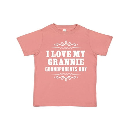 

Inktastic Grandparents Day I Love My Grannie Gift Toddler Boy or Toddler Girl T-Shirt