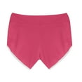 thumbnail image 7 of Zpanxa Womens Shorts Casual Women Yoga Shorts Pants Women Bandage Elastic Waist Casual Short Pants Hot Pink XL, 7 of 7