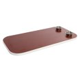 thumbnail image 1 of RV Wood Table Top Removable Table, Boat Table Top With 2 Cup Holders Solid Wood Removable Desktop Panel For  RV Marine Boat Yacht RectangleYellow, 1 of 8