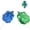 blue-green, variant on Betta Fish Training Wand, Acrylic Stick with Realistic Fish Topper for Flaring Exercise and Enrichment