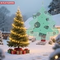 thumbnail image 3 of Stylish Metal Hanging Christmas Tree Wind Spinner - Festive Illustrations Layered Design for Garden & Yard Decor, 3 of 7