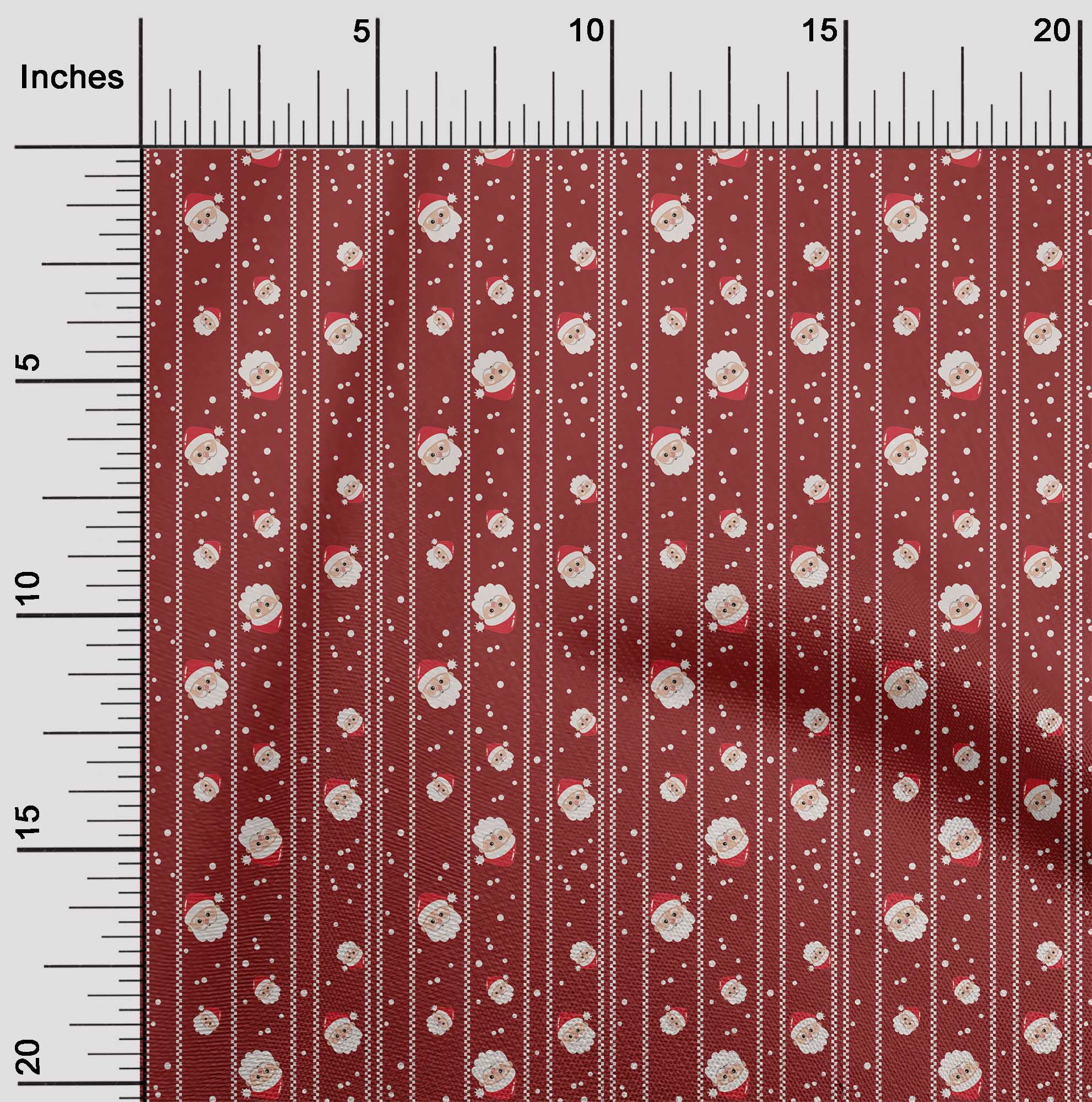 oneOone Cotton Poplin Twill Maroon Fabric Merry Christmas Craft Projects Decor Fabric Printed By The Yard 56 Inch Wide