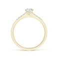 thumbnail image 2 of ANGARA Natural 0.43 Ct. Diamond Classic Engagement Ring in 14K Yellow Gold for Women (Ring Size: 10.5), 2 of 10