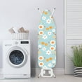 thumbnail image 3 of HELLHERO Ironing Board Cover - Petite Floral Print Ironing Board Cover - Laundry Room Decor - Fits Standard Size 15"x 54", 3 of 4