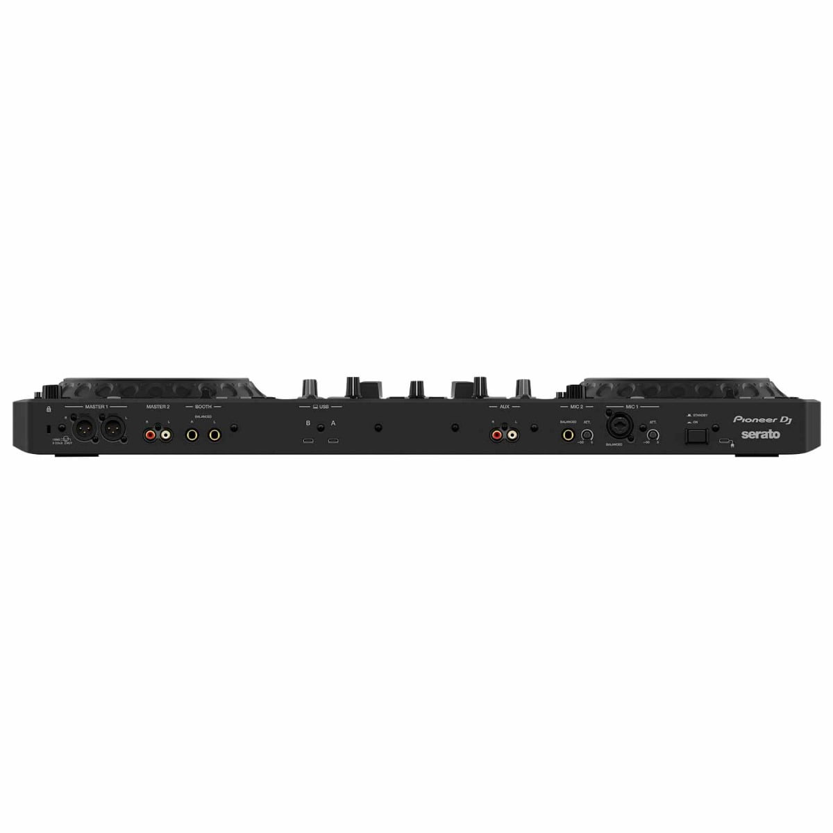 Pioneer DJ DDJ-REV5 DJ Controller with Flight Style Laptop Case & RGB LED Strip Kit Package