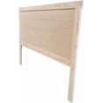 thumbnail image 4 of Cabecera Para Cama Queen Size Muebles GM Modelo Duela Pata Delgada Madera de Pino Sin Pintar, 4 of 4