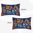 thumbnail image 4 of Balery Colorful Fall Leaves Pillow Covers,Bed Pilowcases,Reversible Plush Throw Pillow Covers End Pillow Encasement,Pillow Case - 14"X20", 4 of 9